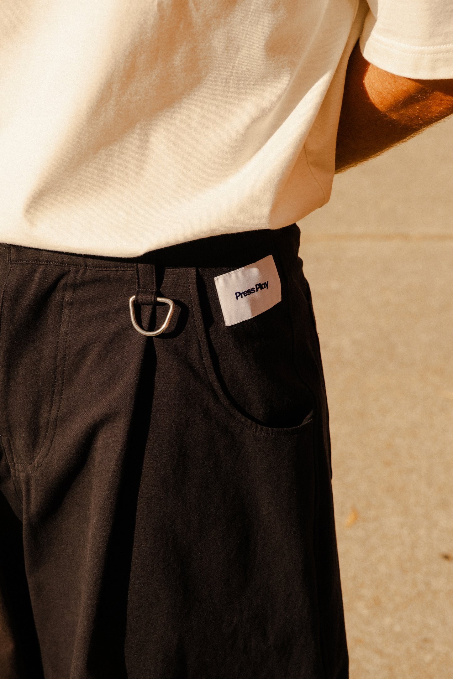 Pleated Shorts - Black