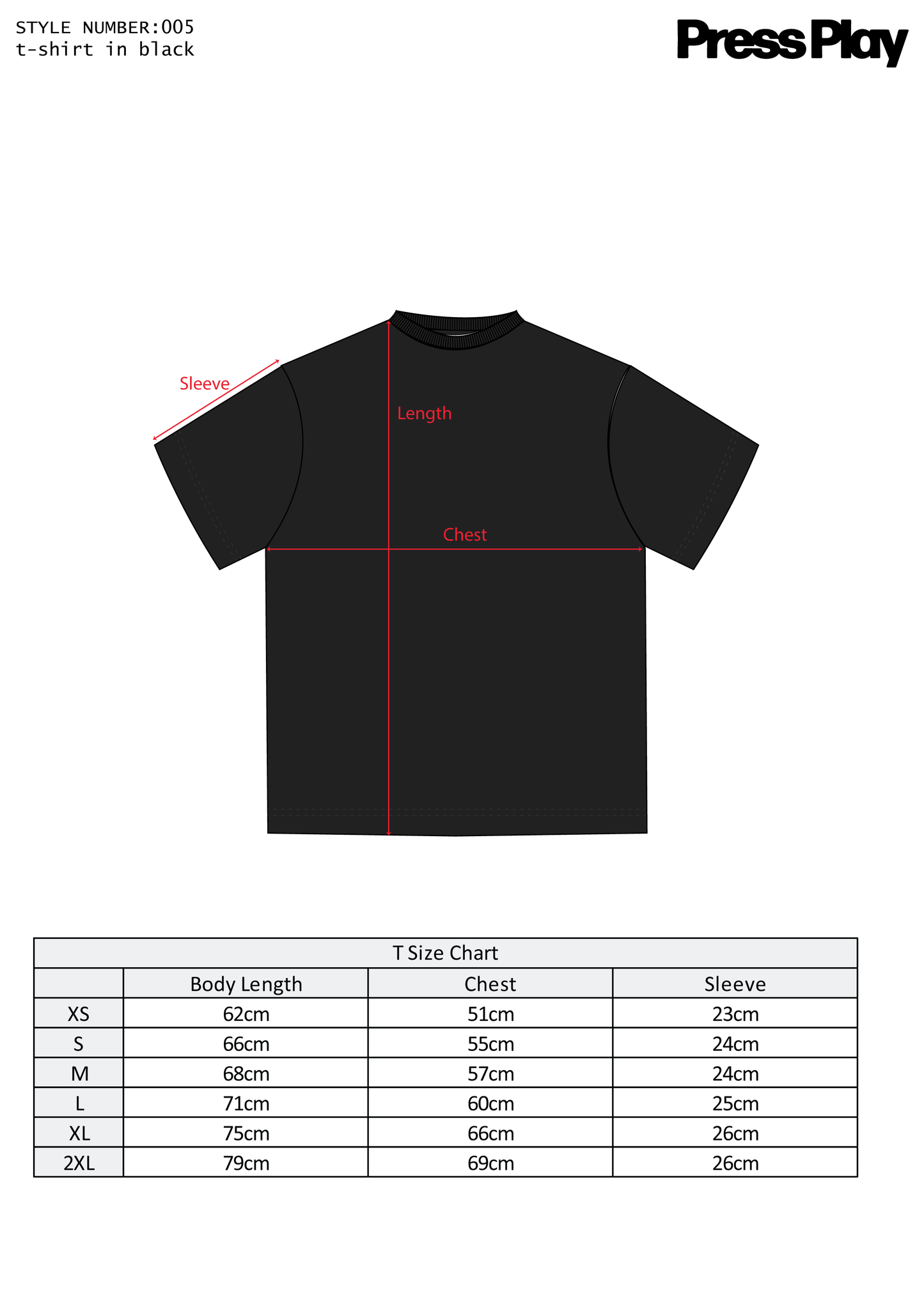 Classic T - Midnight Black