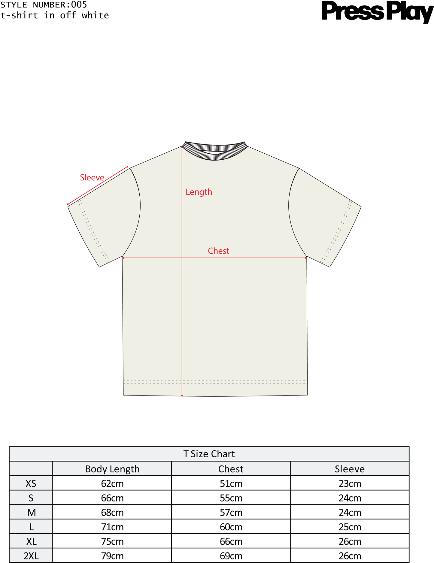 Classic T - Off White