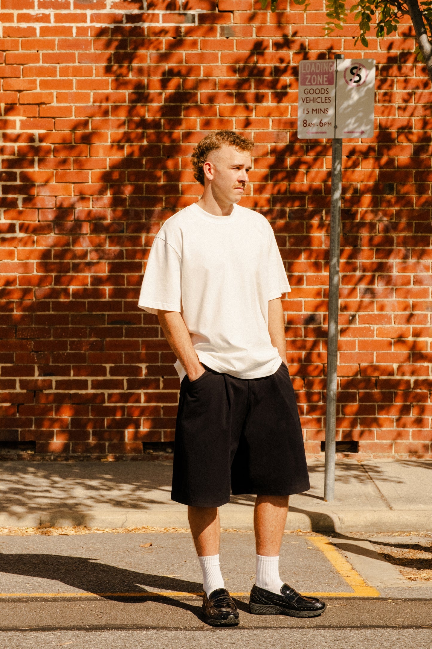 Pleated Shorts - Black