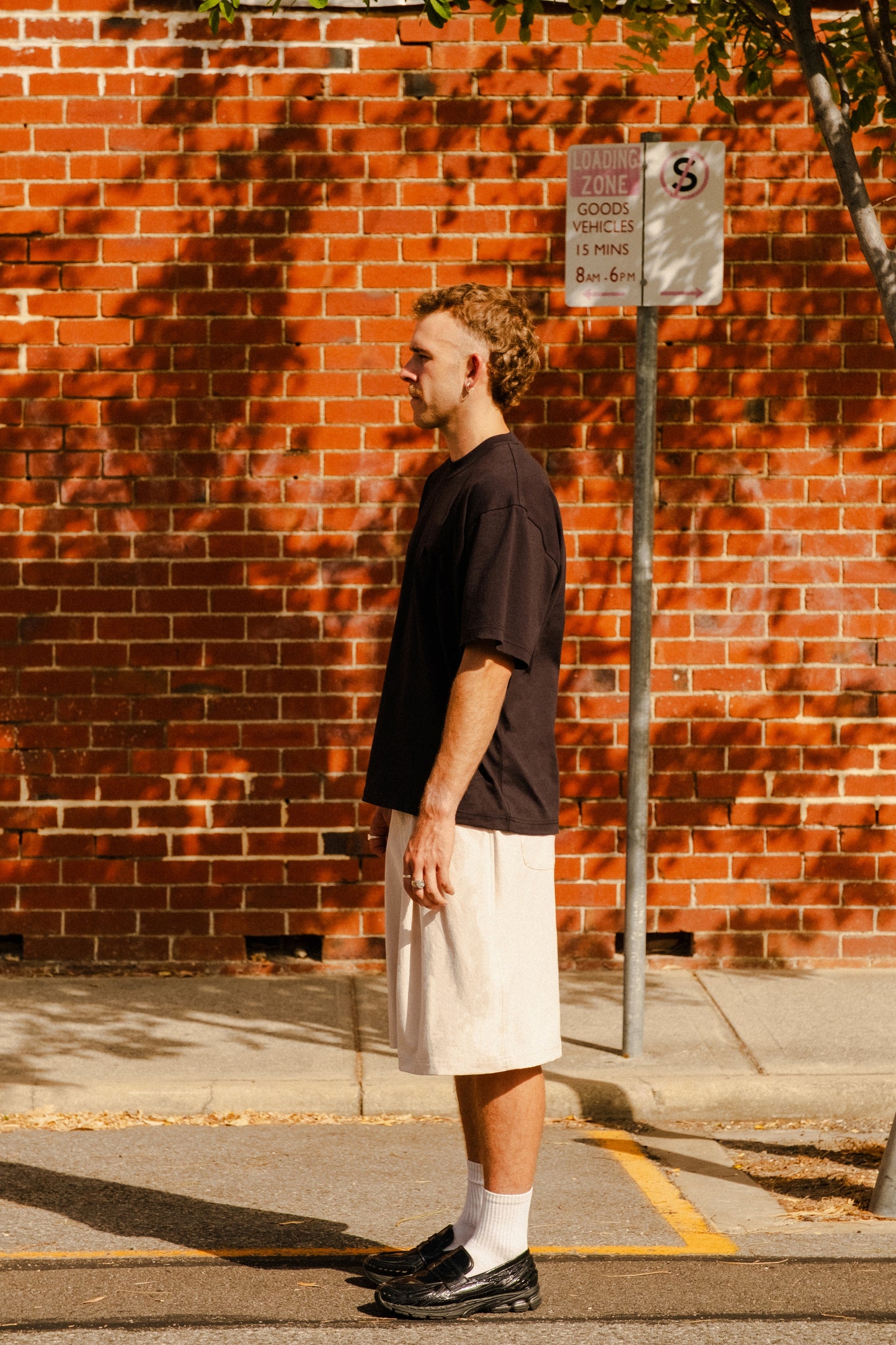 Pleated Shorts - Stone