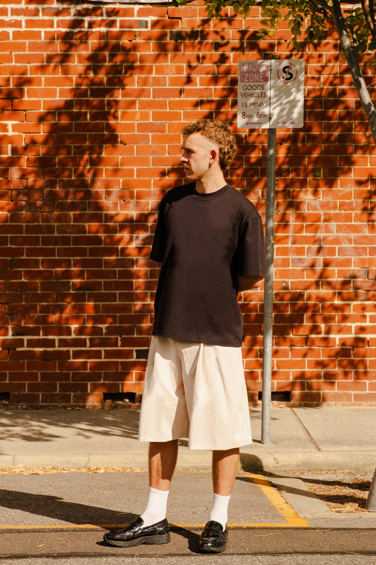 Pleated Shorts - Stone