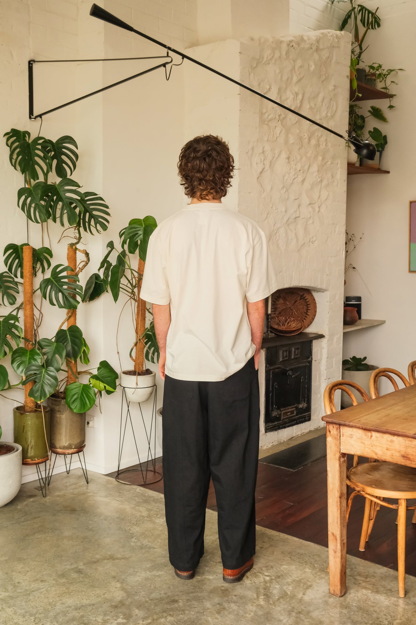 Panelled Jean - Deep Black