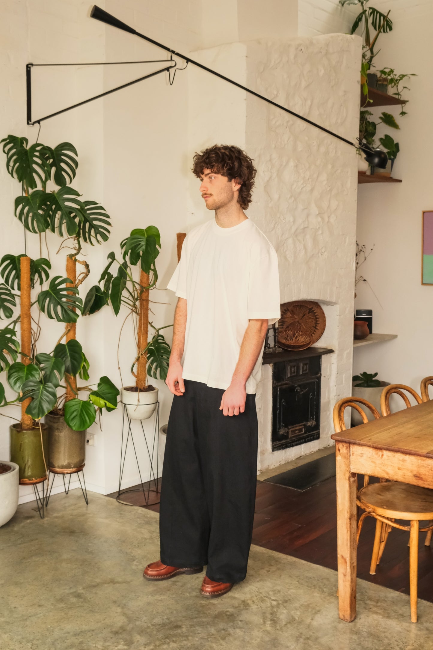 Panelled Jean - Deep Black