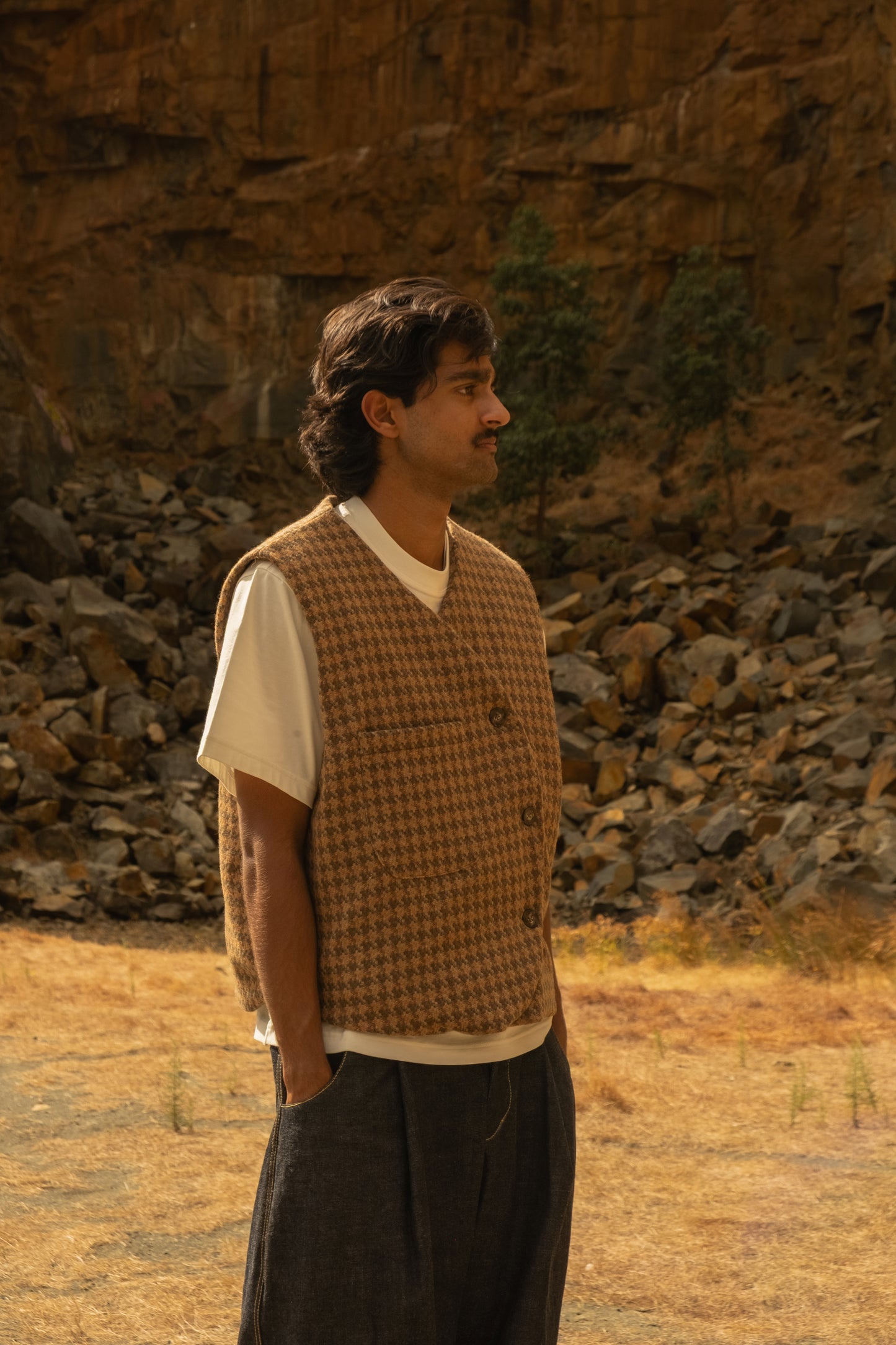 Wrangler Vest - Rust