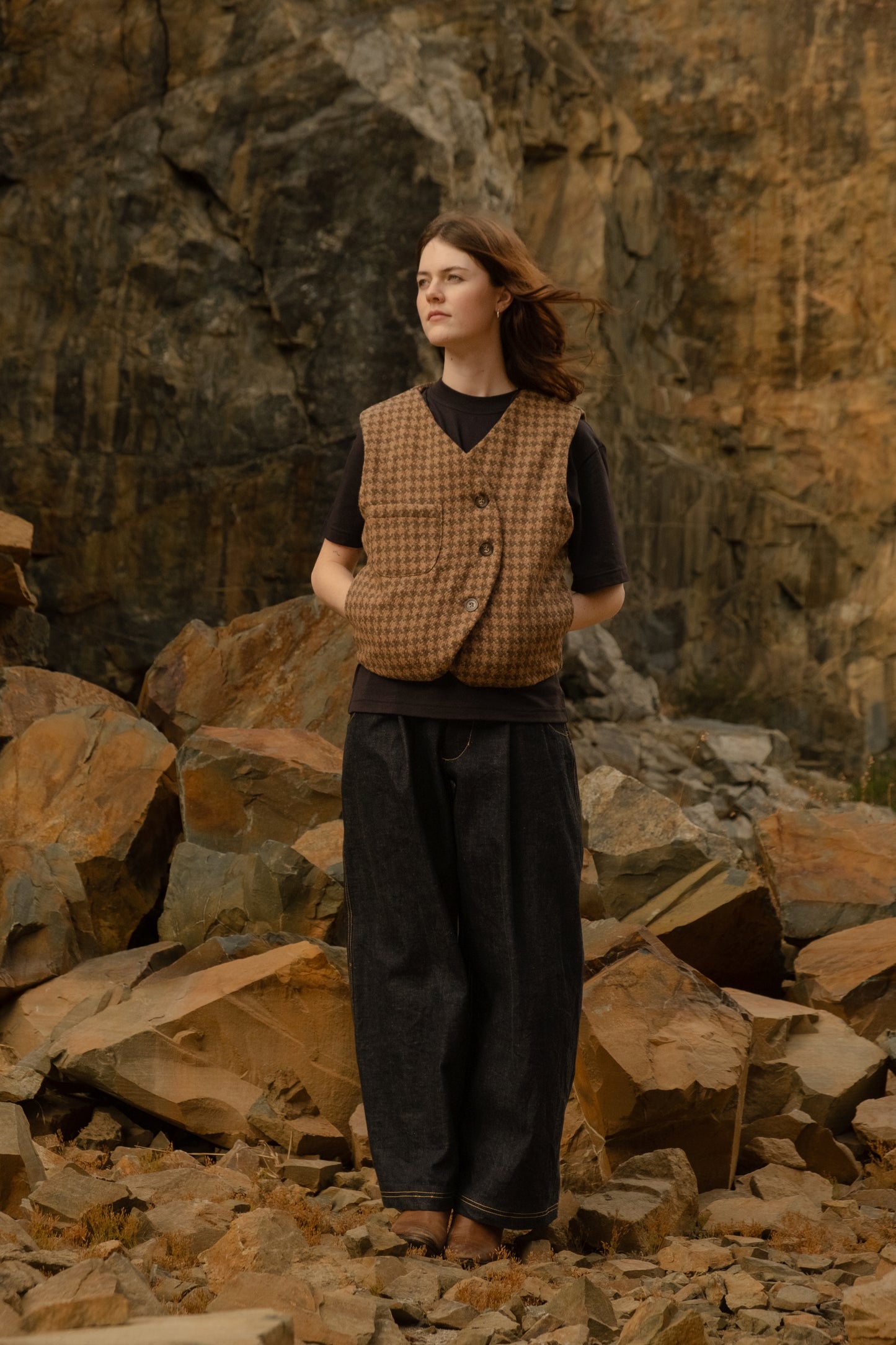 Wrangler Vest - Rust