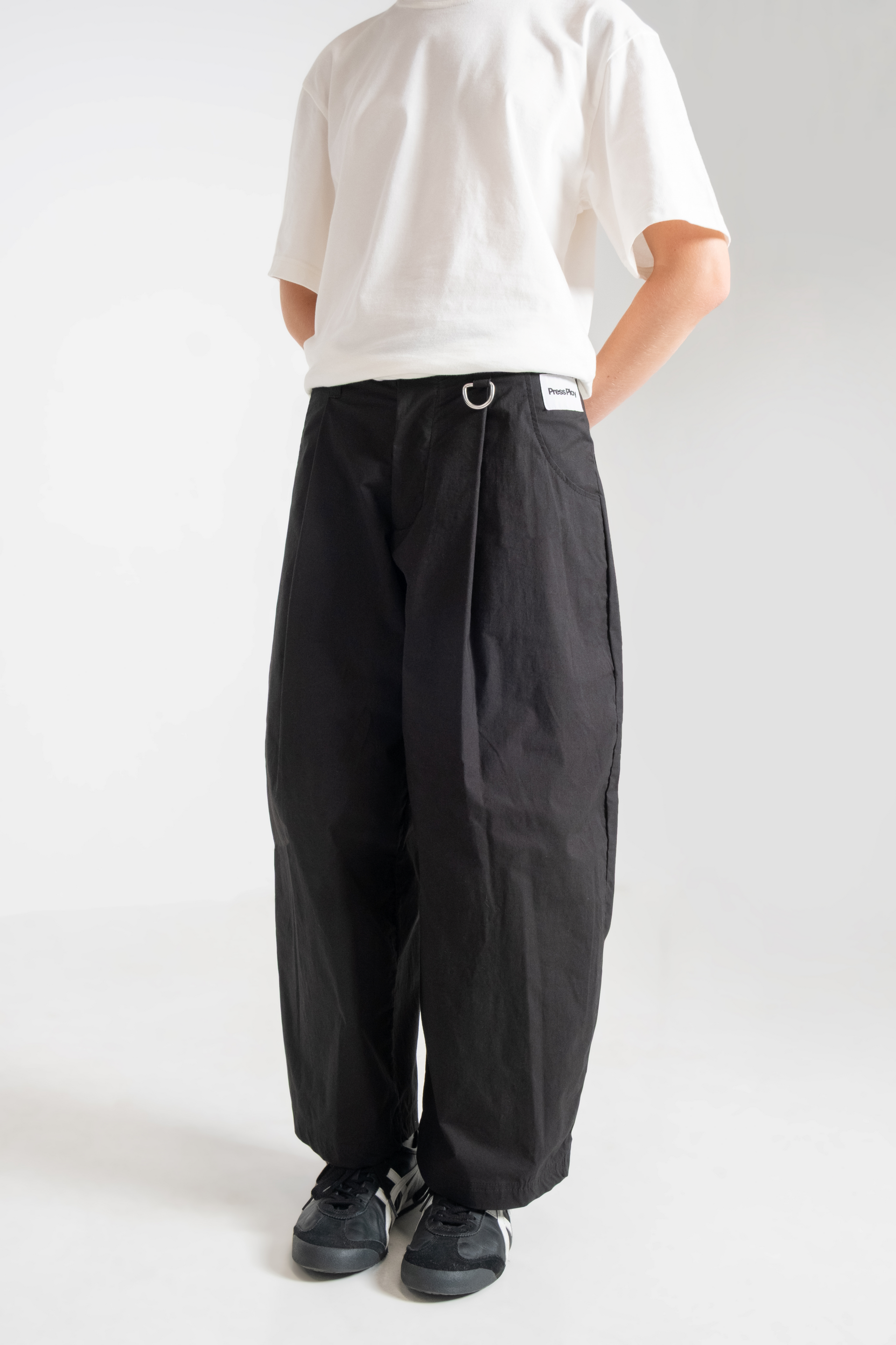 Pleated Pant - Black – Press Play Collective