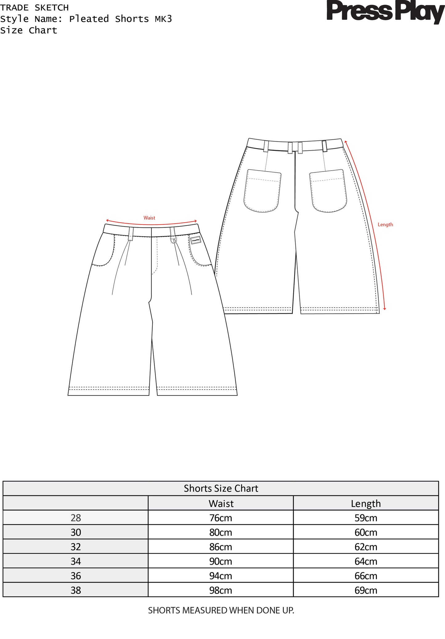 Pleated Shorts - Stone