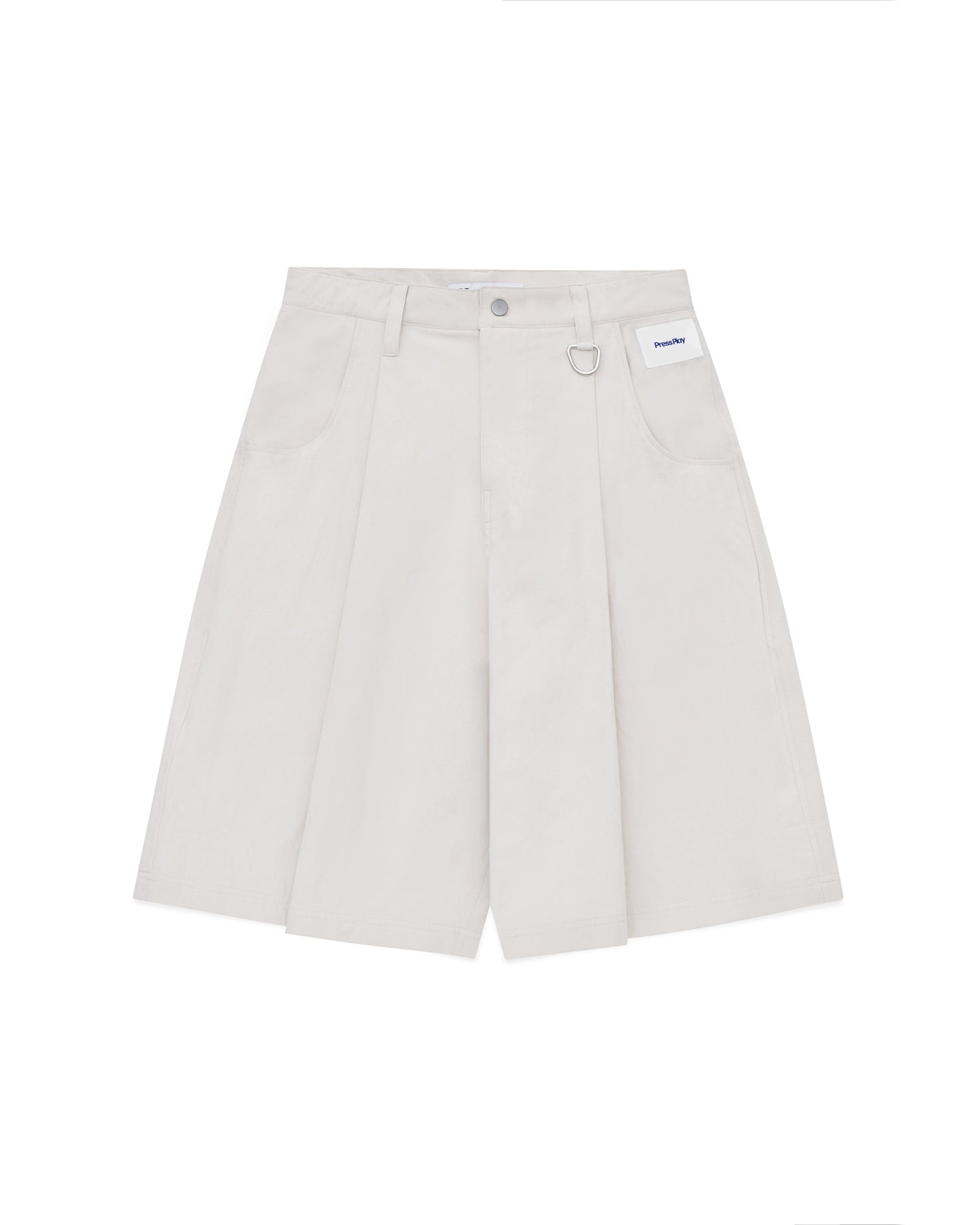 Pleated Shorts - Stone