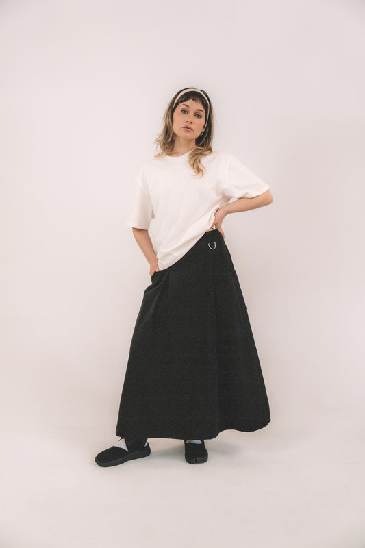 Pleated Skirt - Black