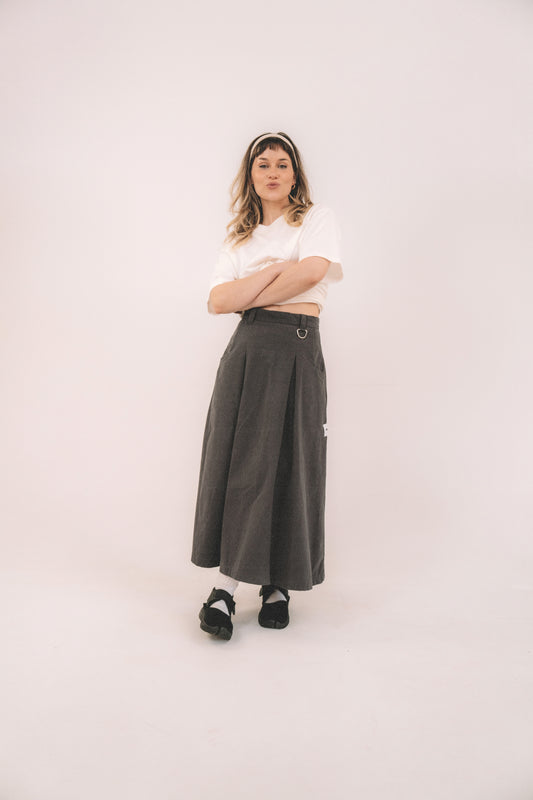 Pleated Skirt - Iron