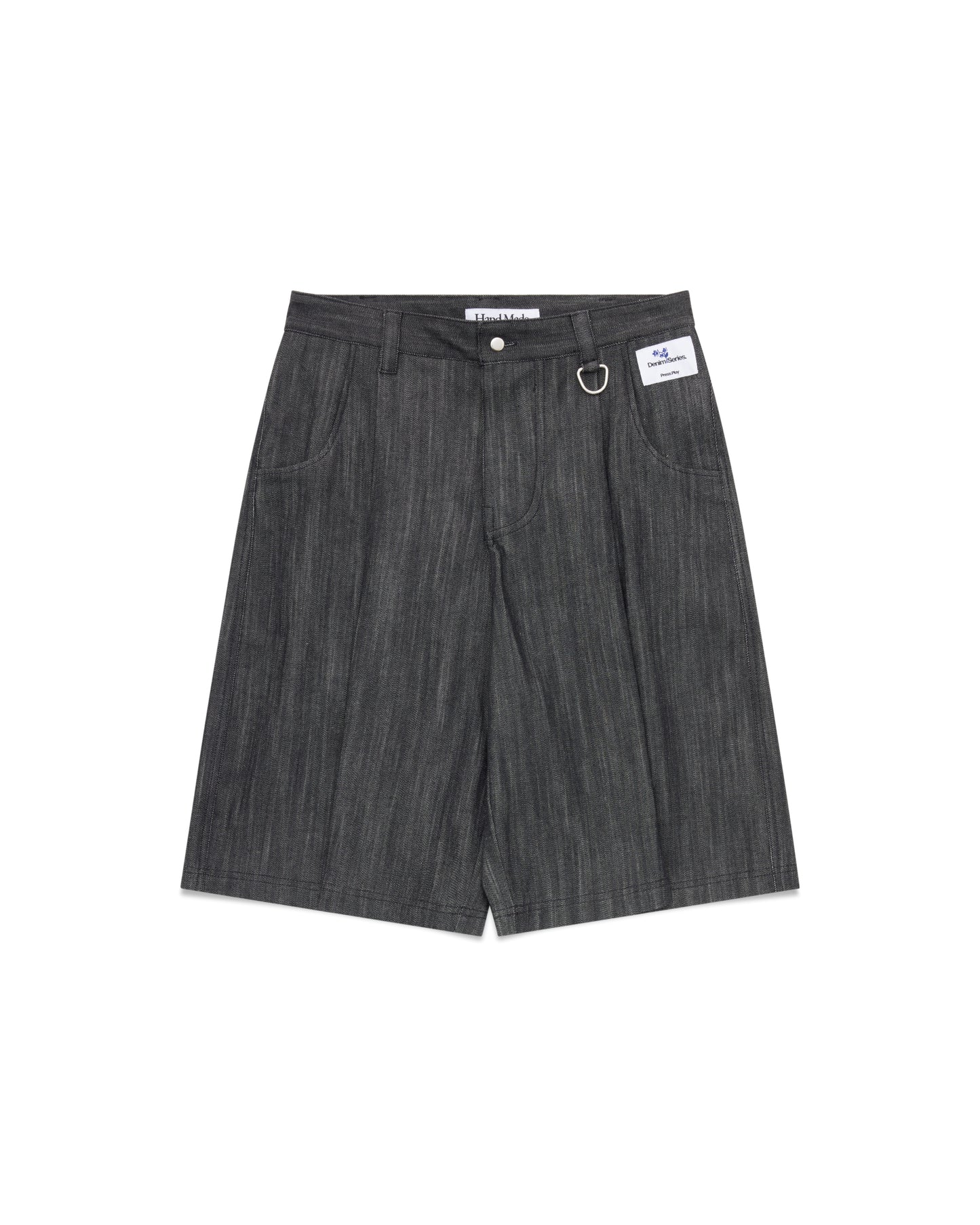 Pleated Shorts - Graphite Grey