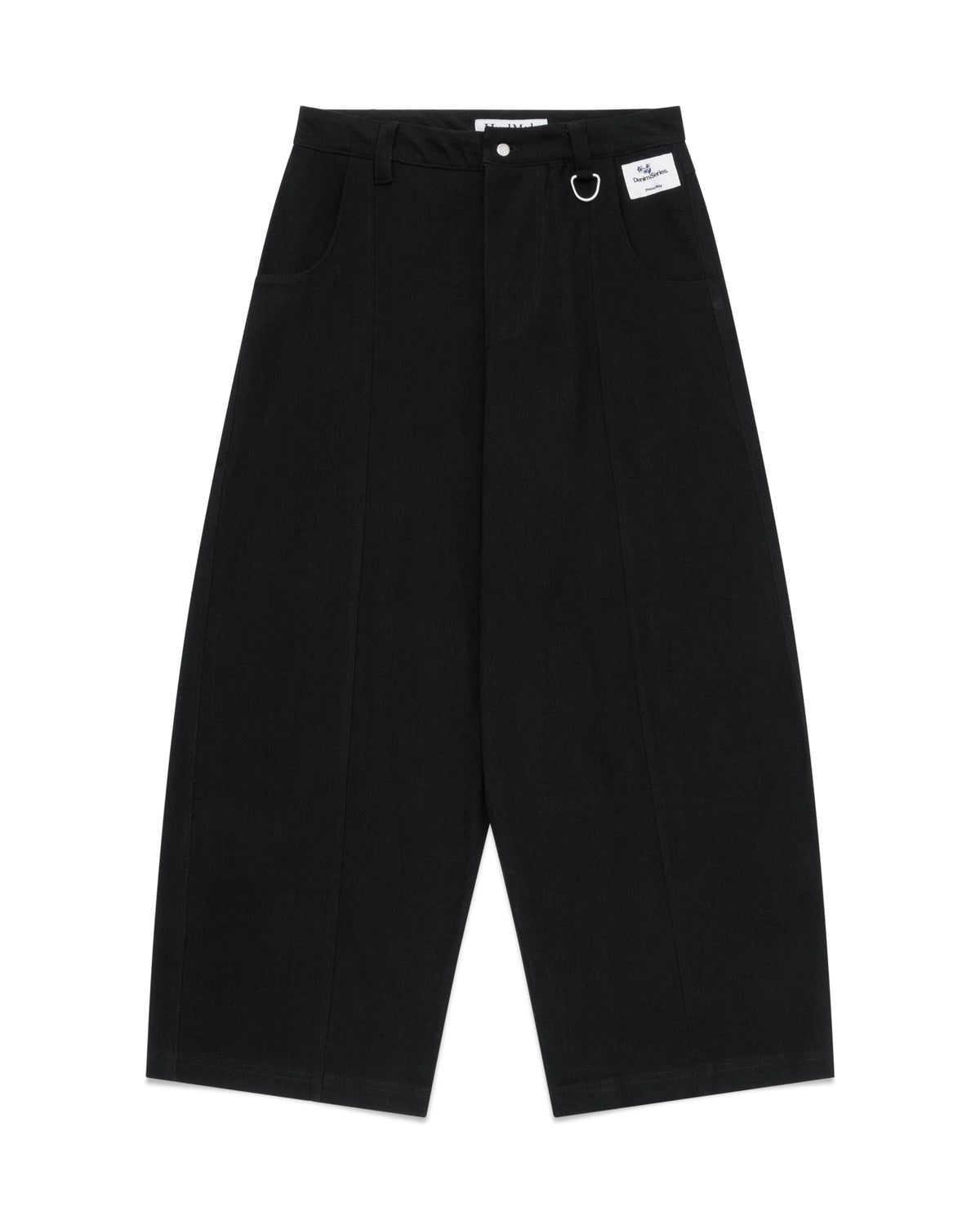 Panelled Jean - Deep Black