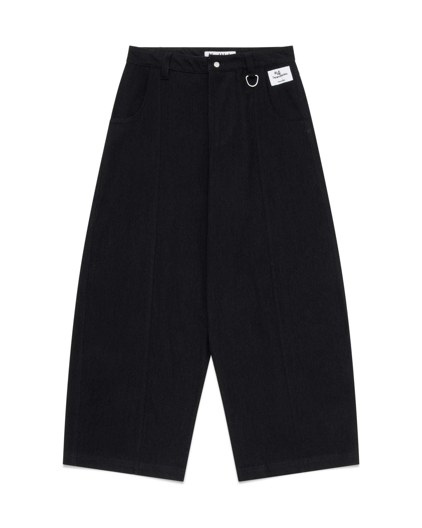 Panelled Jean - Deep Black