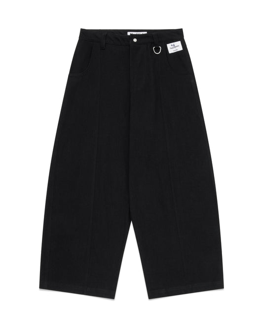 Panelled Jean - Deep Black