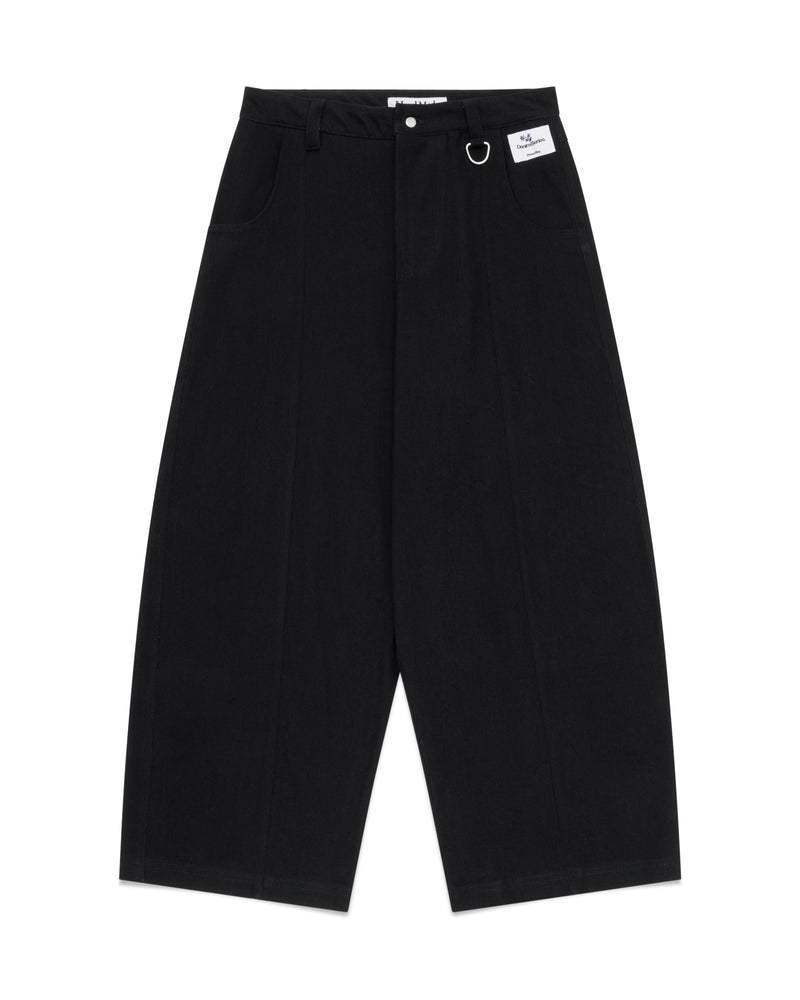 Panelled Jean - Deep Black