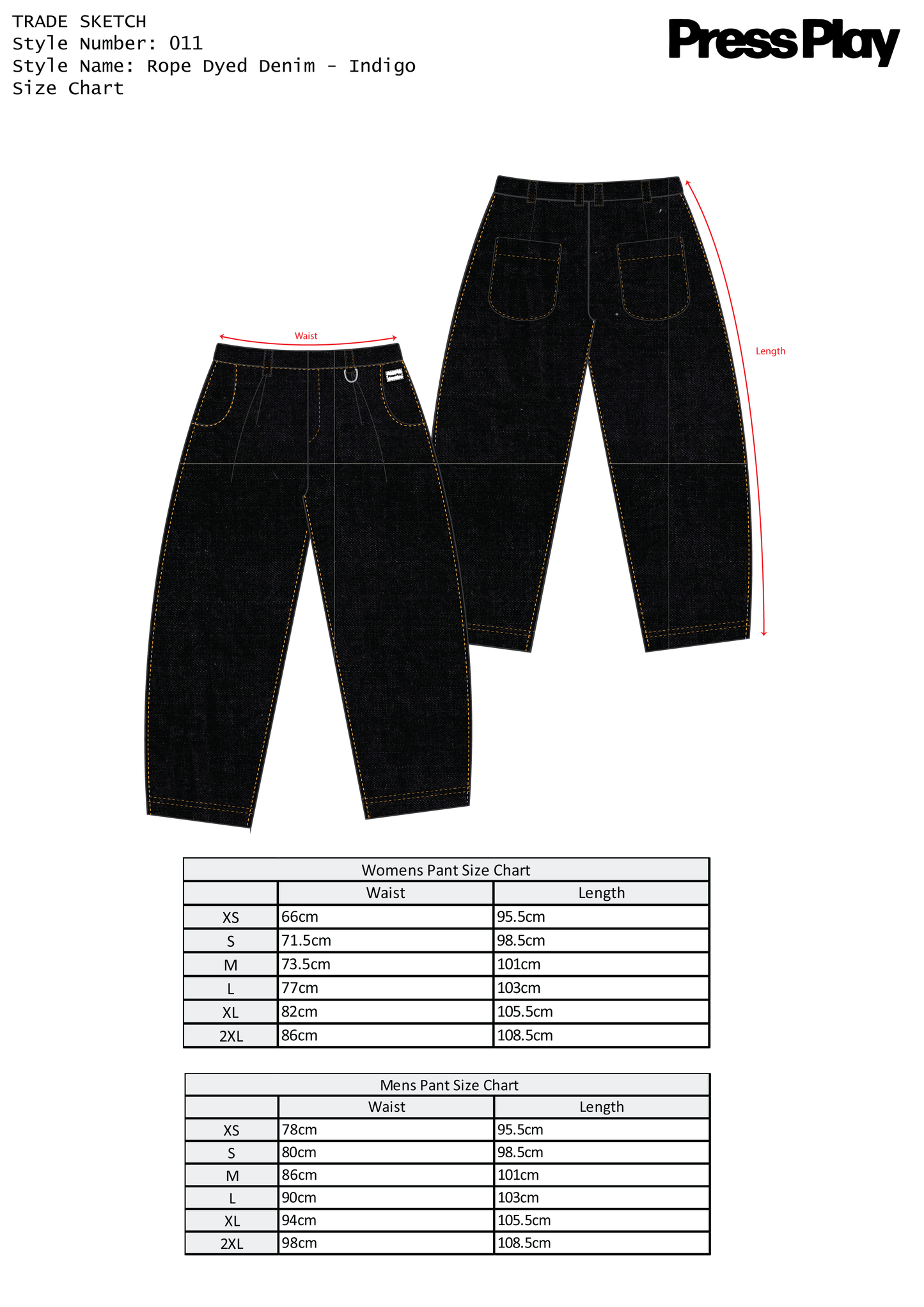 Rope Dyed Denim - Indigo