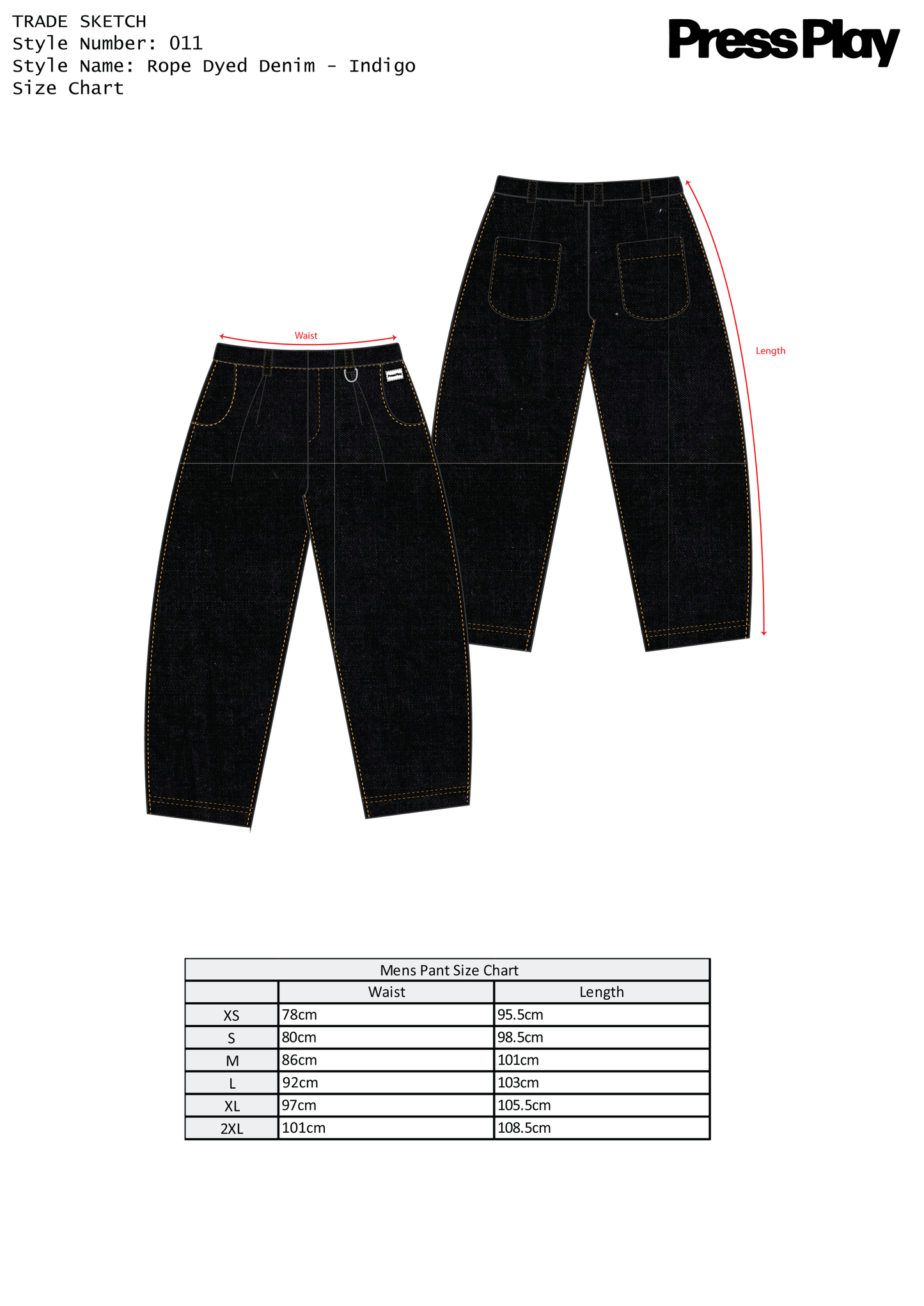 Rope Dyed Denim - Indigo