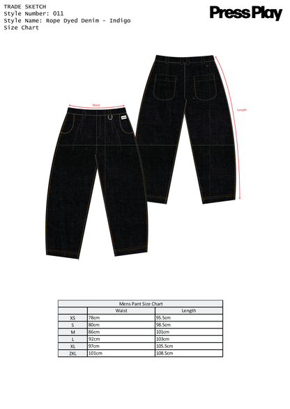 Rope Dyed Denim - Indigo